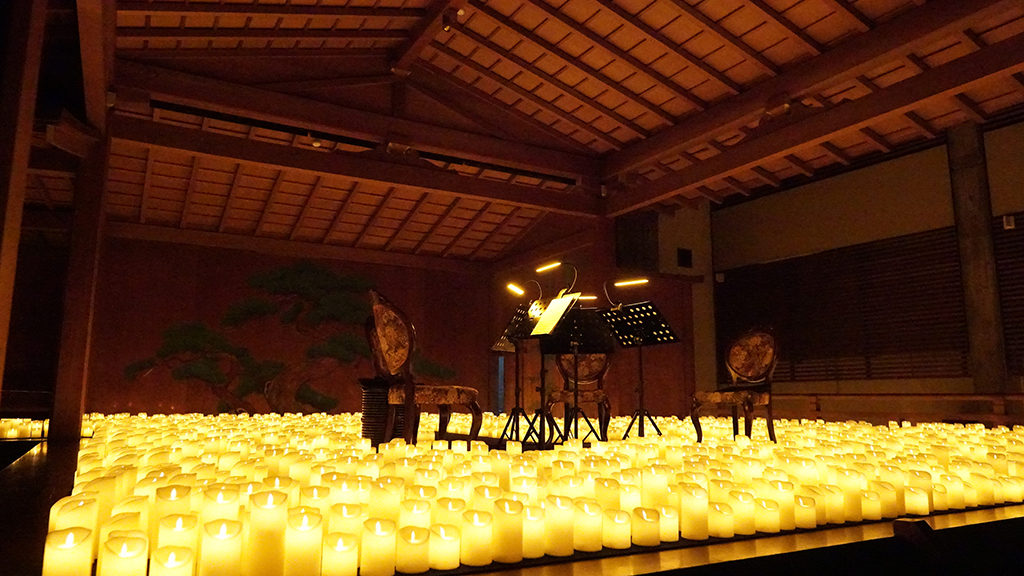 梅若能楽学院　Candlelightコンサートの模様 4
